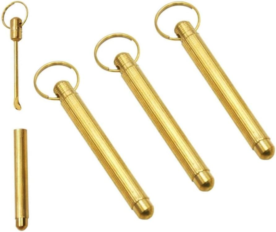 Acrylic 4 Pcs Mini Spoon, Gold Mini Spoon Mini Shovel Microscale Spoon Home Supplies Pendants Necklace Vials,The Storage Length 4.5Cm,The Deployment Length 7.3Cm,For Filling Salts, Herbs, Sandetc