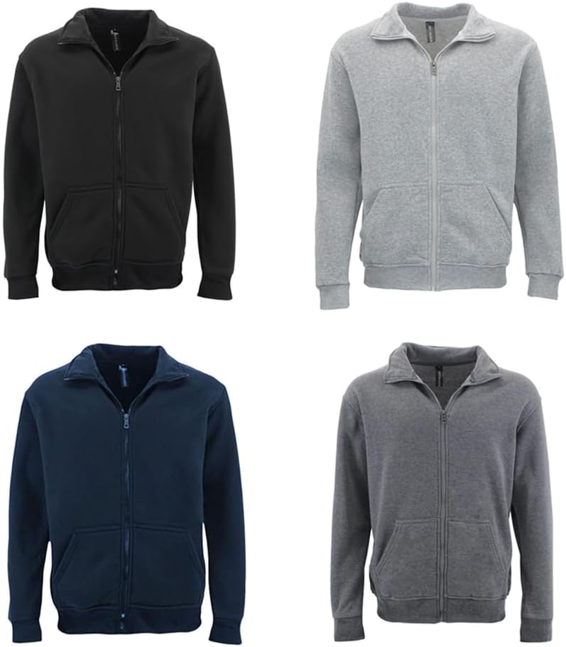 FIL Men'S Fleece Zip up Sweater Jacket Jumper Sweat Shirt image number 2