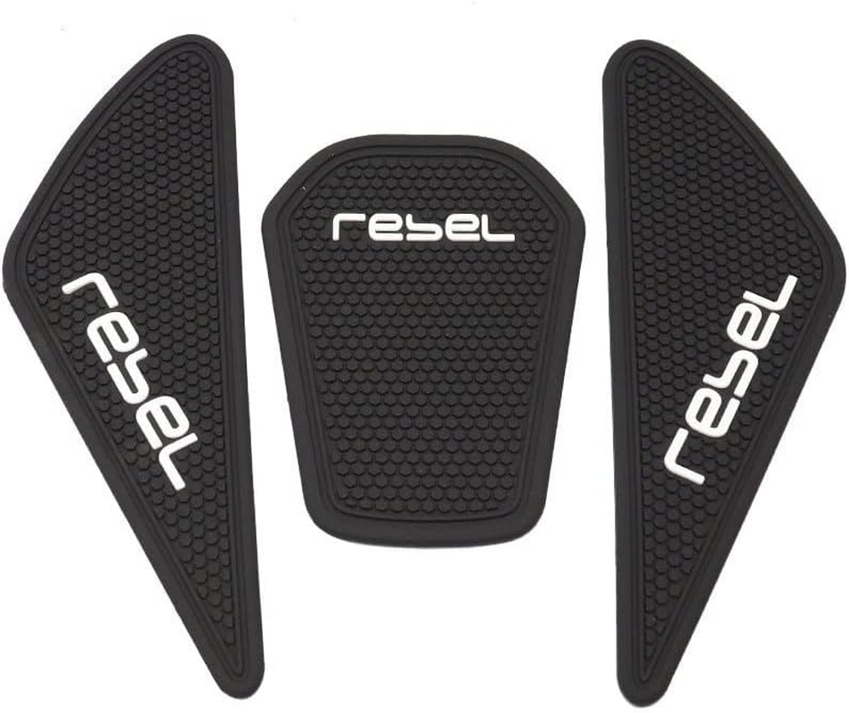 For HON&DA Rebel CMX 500 300 REBEL500 REBEL300 Gas Fuel Tank Side Pad Rubber Protector Stickers Decals Motorcycle Accessories image number 2