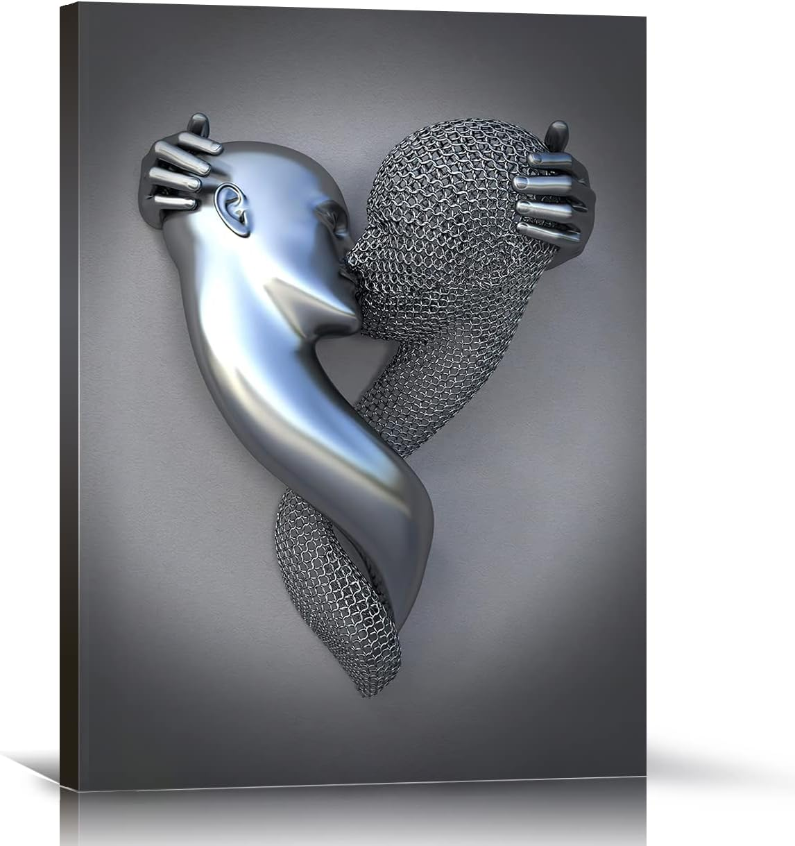 HONEYBABY Framed Canvas Wall Art for Living Room Boho Matisse Wall Art Minimalist Botanical Flower Wall Decor Modern Abstract Geometric Wall Poster Decoration for Bedroom Kitchen Bathroom Office (6PCS WALL ART 03, 12*16Inch+8*12Inch)