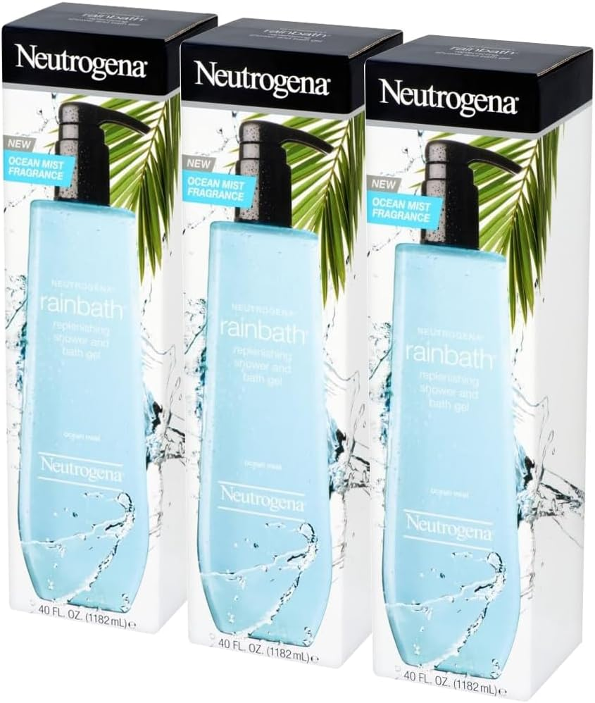 Neutrogena Rainbath Replenishing Shower and Bath Gel, Ocean Mist, 40 Fl.Oz. image number 2