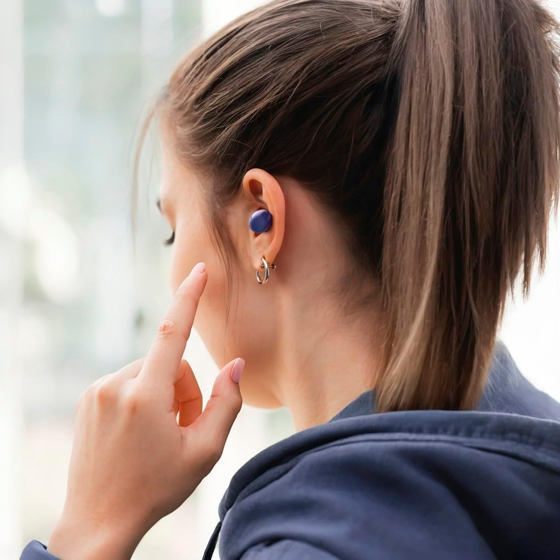 Hama, Freedom Buddy II Bluetooth Headphones, TWS, Earbuds, Voice Control, BL image number 1