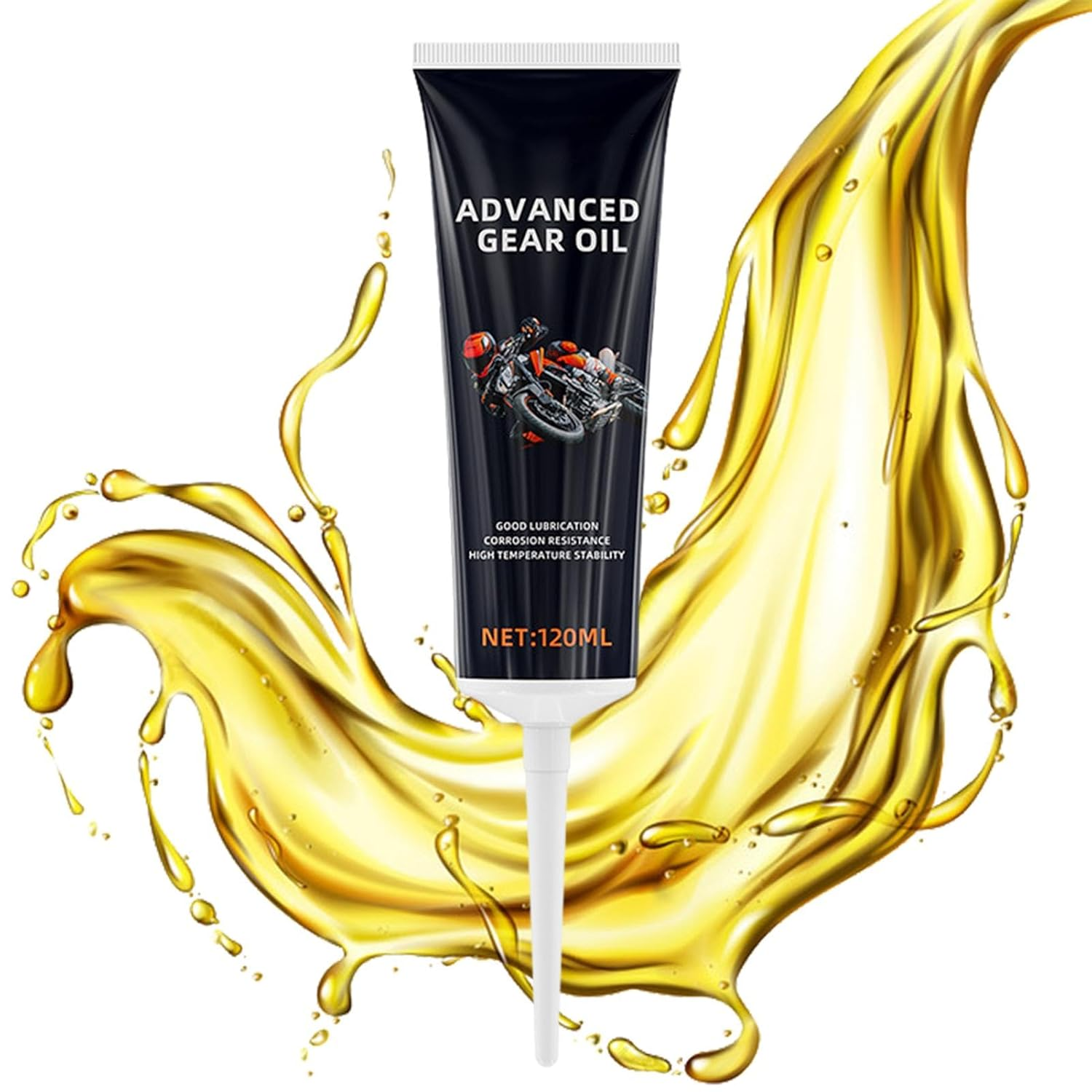 Motorbike Chain Lubricant,120Ml Chain Lube Chain Oil | Evenly Spreading Deeply Penetrate Motor Oils Chain Lubricant for Motorcycle Motorbike ATV Chain image number 2