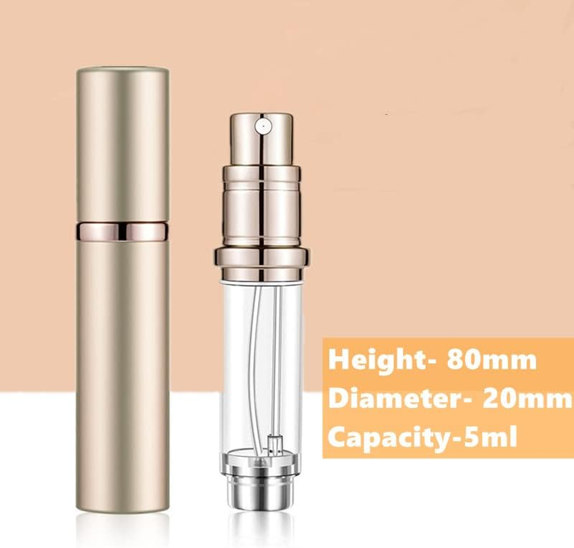 Perfume Atomizer Refillable, Portable Mini Perfume Spray Bottles Empty Spray, Dispensers, Sprayers, Atomisers with Bottom Pump for Travel, Leak-Proof image number 4