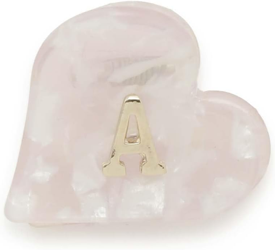Snidel Home Initial Heart Hair Clip, A, Free Size image number 2