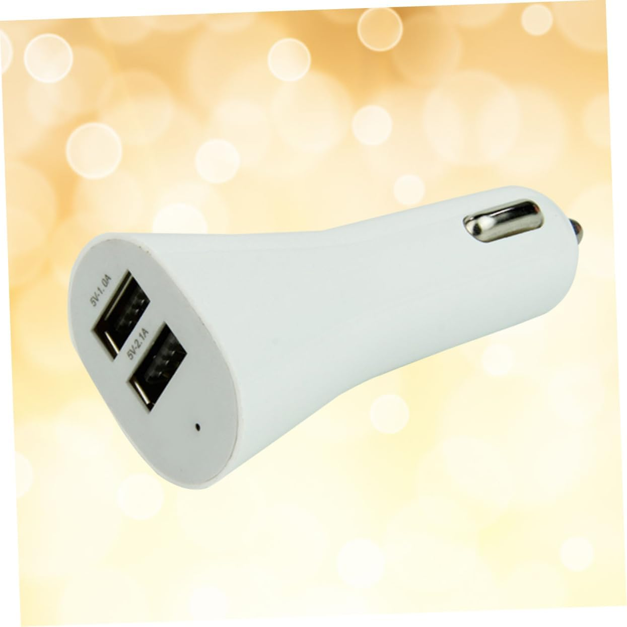 Jojofuny Dual USB Car Charger Multi Function Trumpet Design Car Phone Charger One for Two Cigarette Lighter Type for Vehicle image number 6