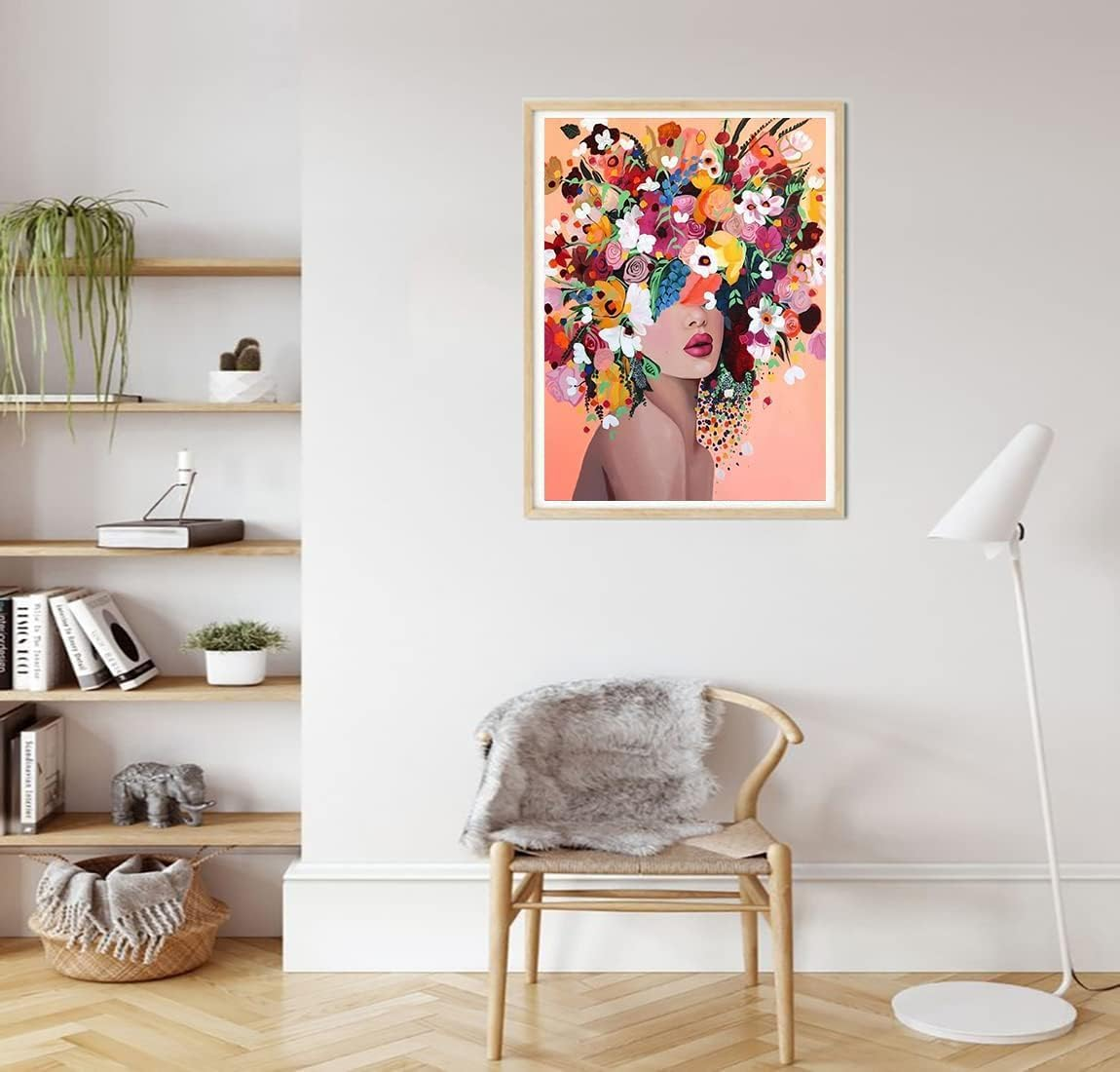 Diamond Painting Kits for Adults, Girls Full Drill round Diamond Art Diamond Dots Suitable Home Wall Decor Gem Art 12X16Inch image number 1