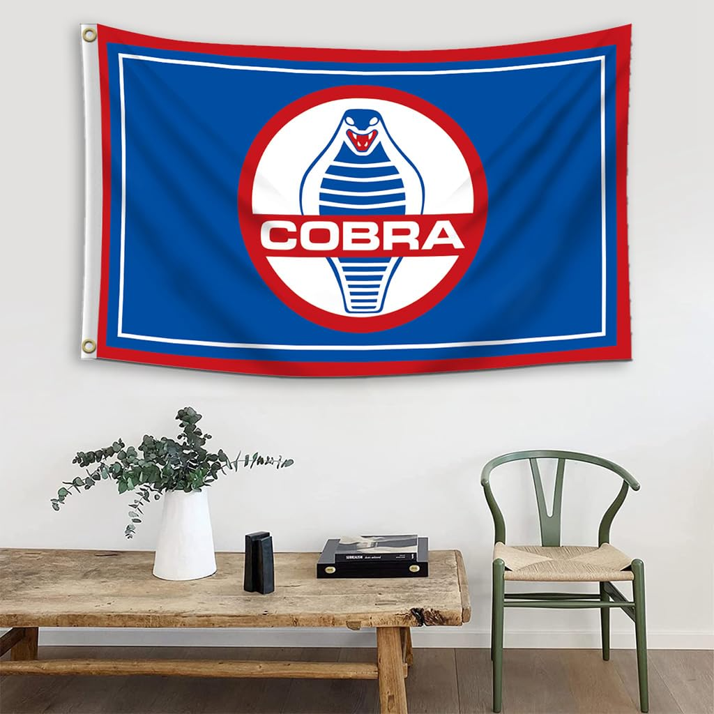 Car Racing Flag Banner Compatible with Shelby Cobra 3X5Ft Flags for Garage Room Man image number 2