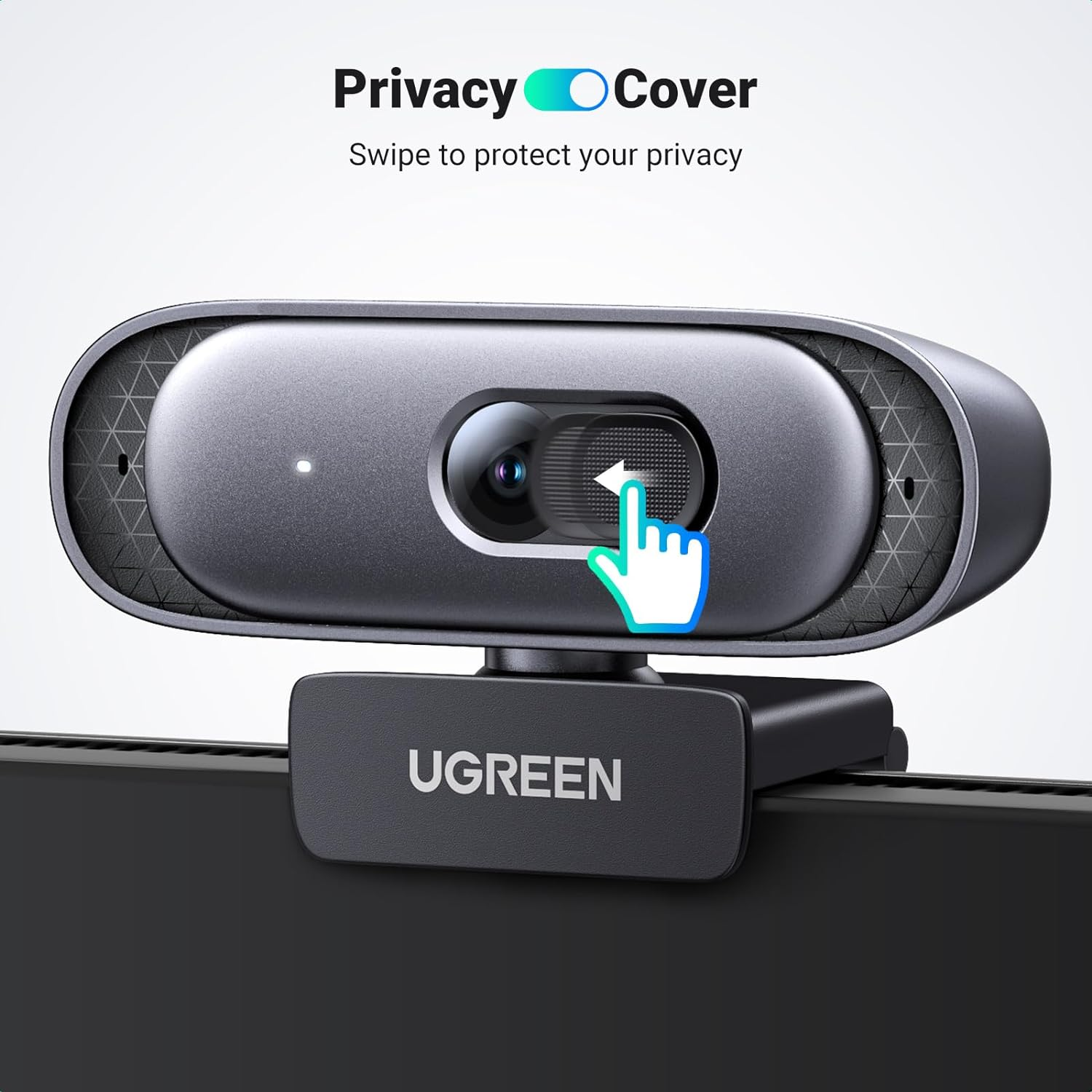 UGREEN 2K@30Fps Webcam for PC, Full HD 1080P@60Fps Web Camera, Auto Focus & Light Correction, Dual Mic for Clear Stereo Audio, Plug and Play for Zoom, Skype, Streaming, Video Calling, Conferences image number 5