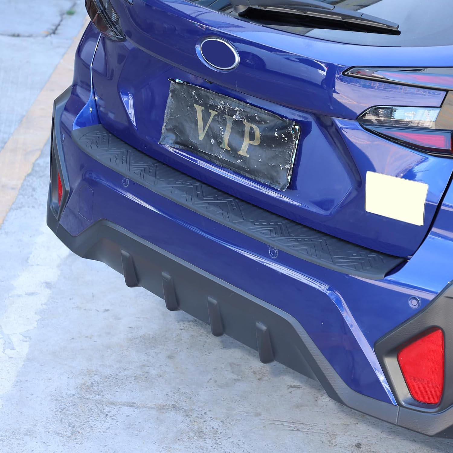 Rear Bumper Protector Compatible with Subaru Crosstrek 2024-2025 Accessories | TPE Tailgate Guard Cover Trim | 1PC Set (2024-2025)