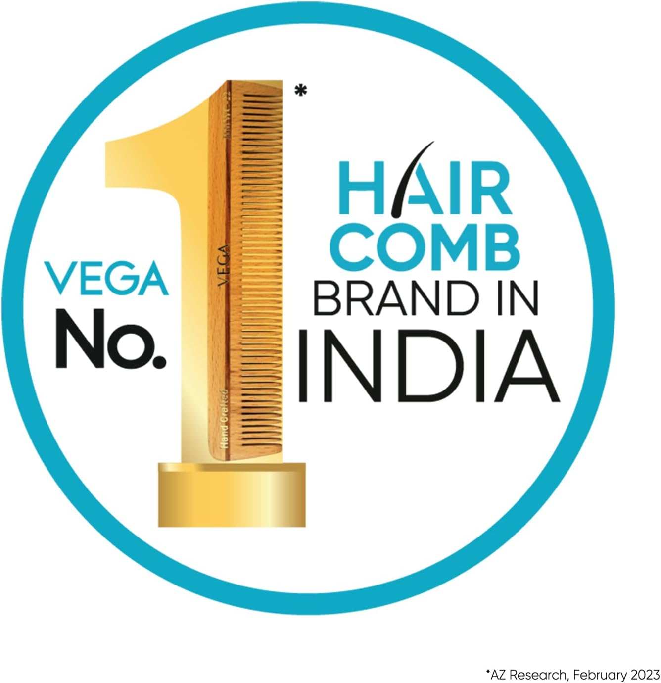 Vega Handmade Comb - Graduated Dressing HMC-01D 1 Pcs image number 4