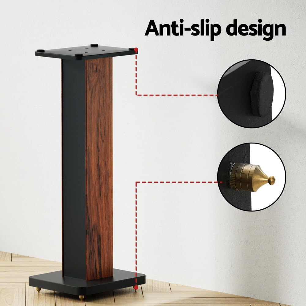 Alpha Speaker Stand 70Cm Height Surround Sound Studio Home Theatre 2Pcs