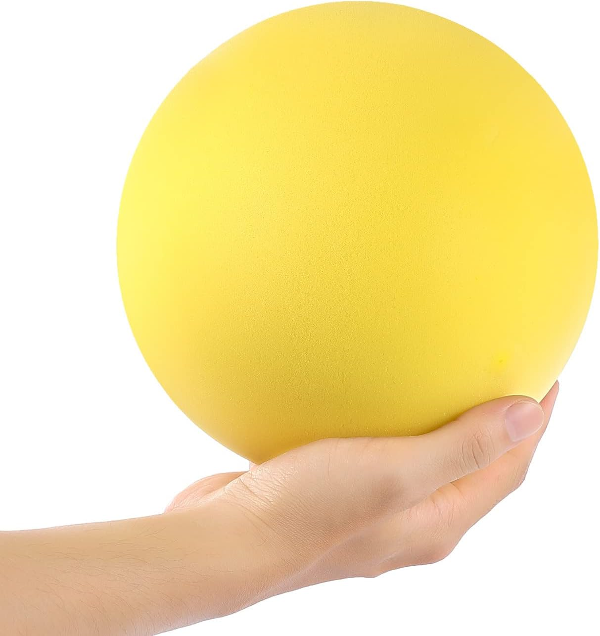 7Inches Uncoated Silent Foam Ball, Indoor &Outdoor Sponge Ball Playground Ball Dodge Ball