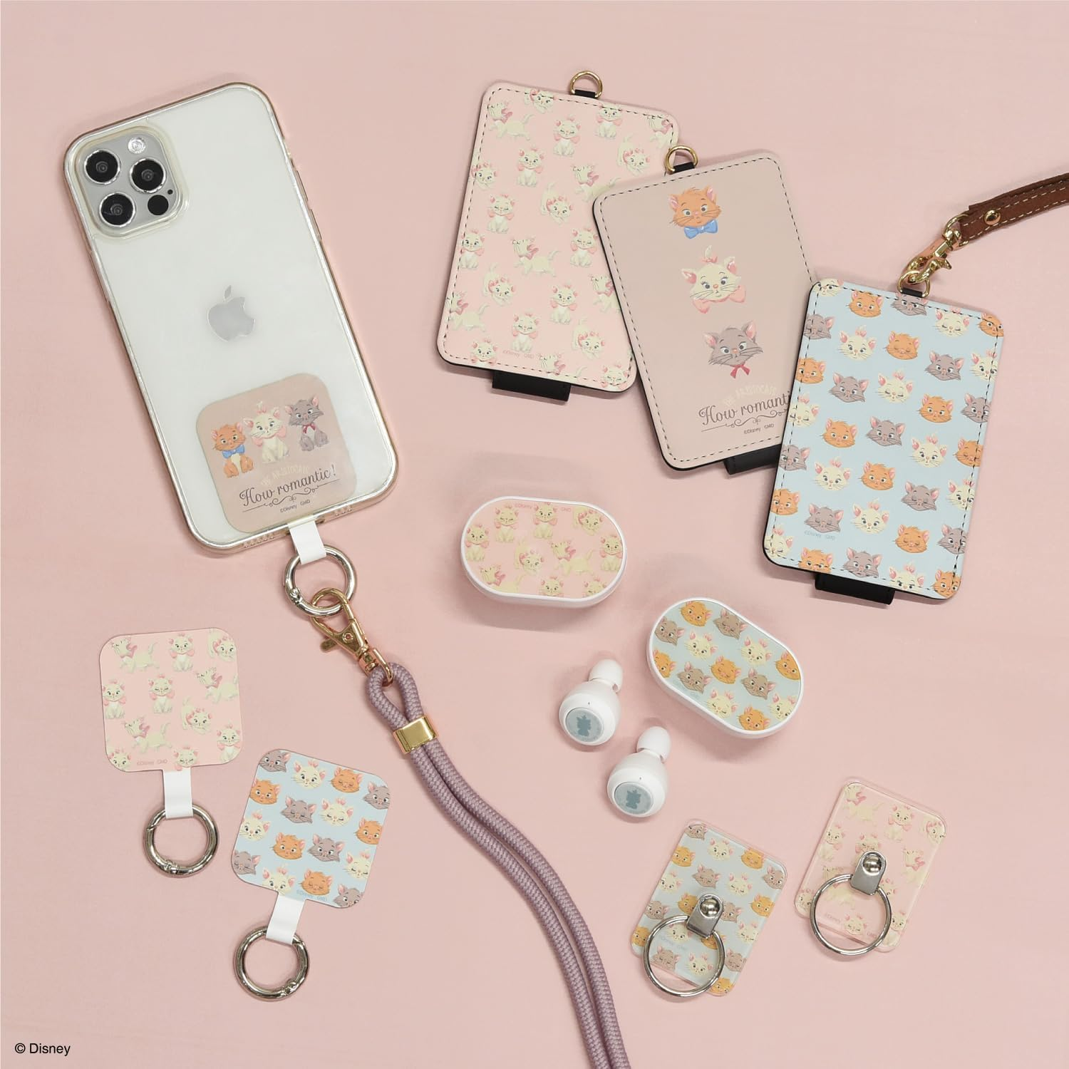 Gourmandies Disney Characters Bluetooth Stereo Earphones, Powder Pink, DNG-132A - Powder Pink image number 5