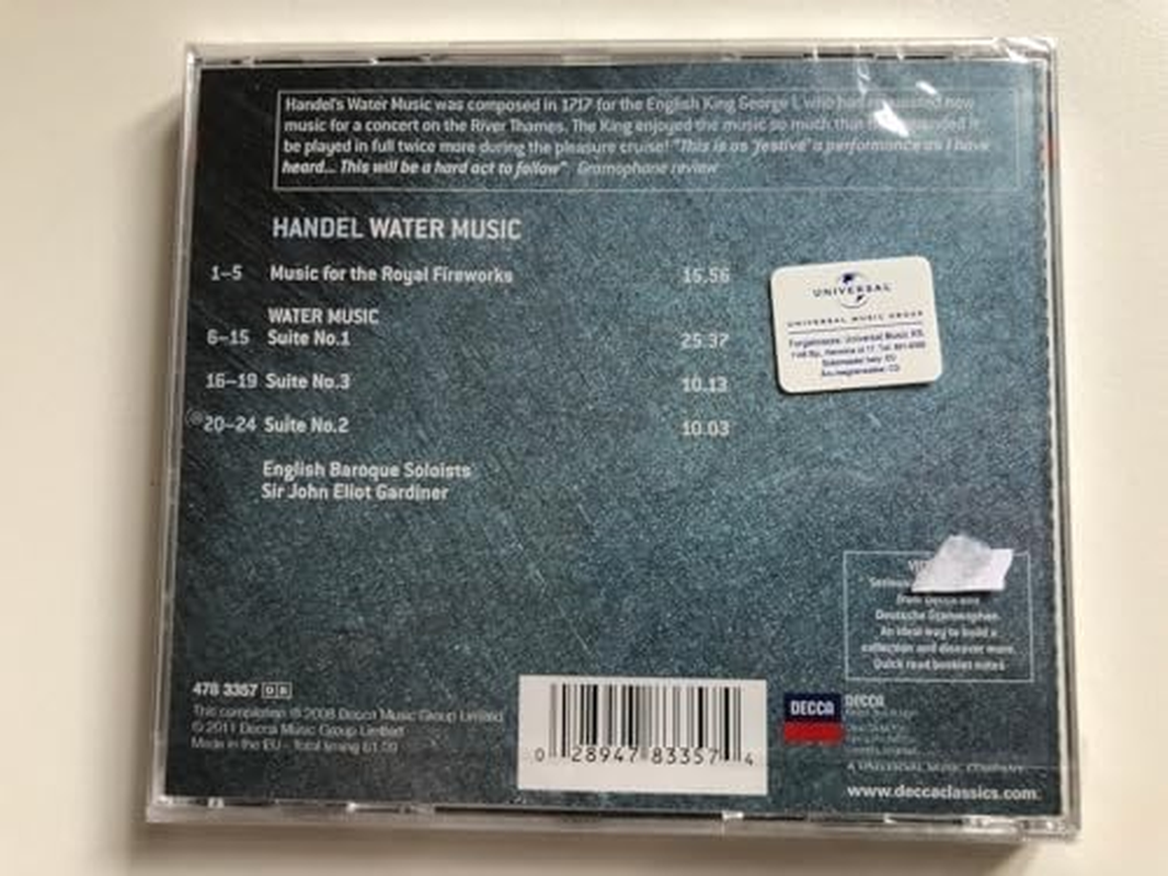 Handel: Water Music: Fireworks Music