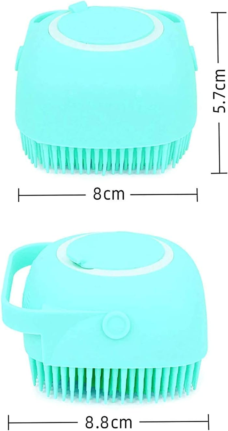 Portible Soft Cleaning Silicone Body Bath Brush with Shampoo Dispenser Bathing Accessory (1 Pic). image number 6