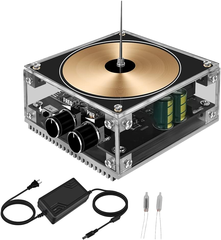Multifunctional Electronics O Tesla Coil Module Plasma Speaker Sound Solid Science Experimental Toy Wi BT