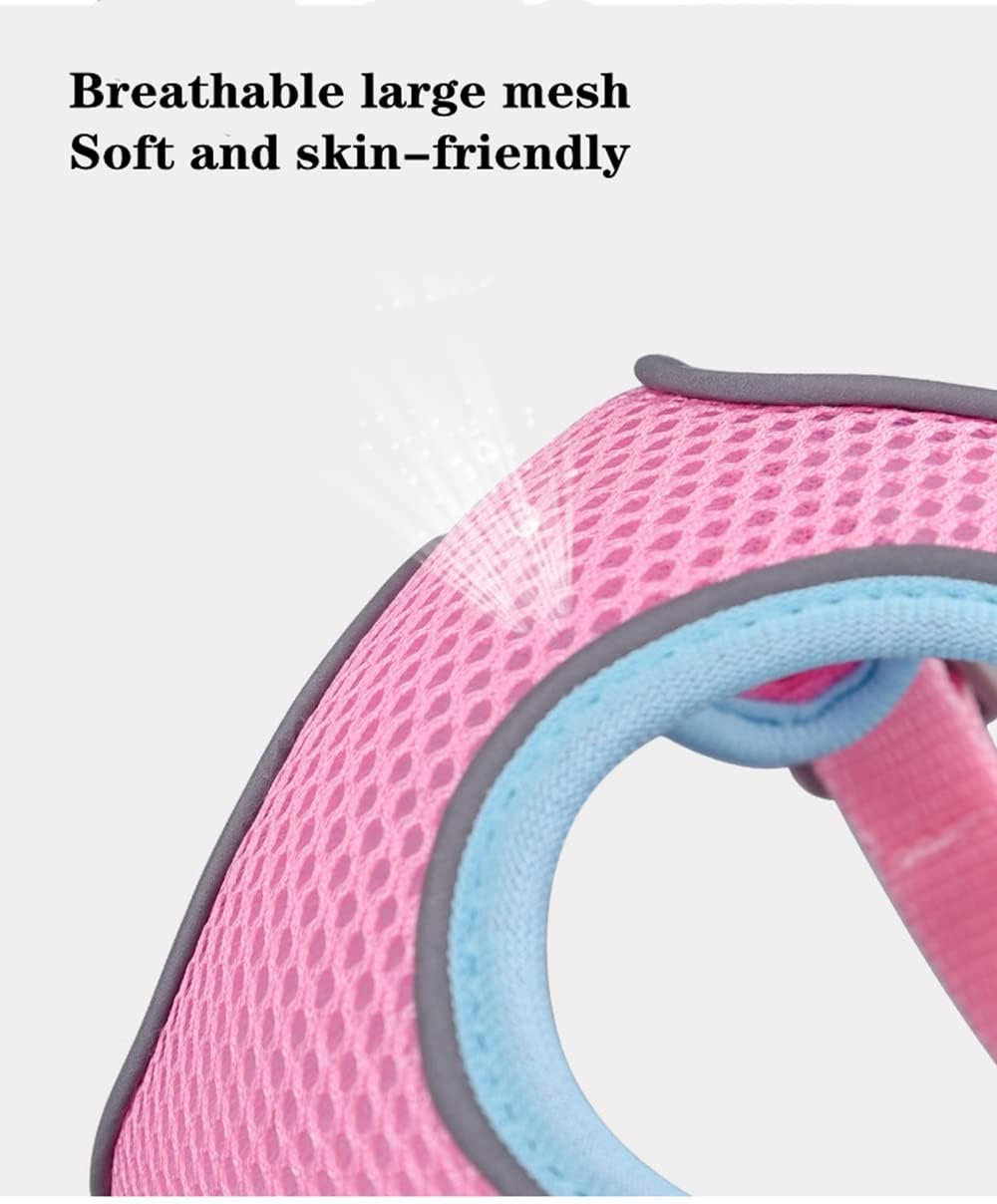 Dog Harness and Leash Step-In Air All Weather Mesh Step in Vest Harness for Small and Medium Dogs Yellow M image number 1