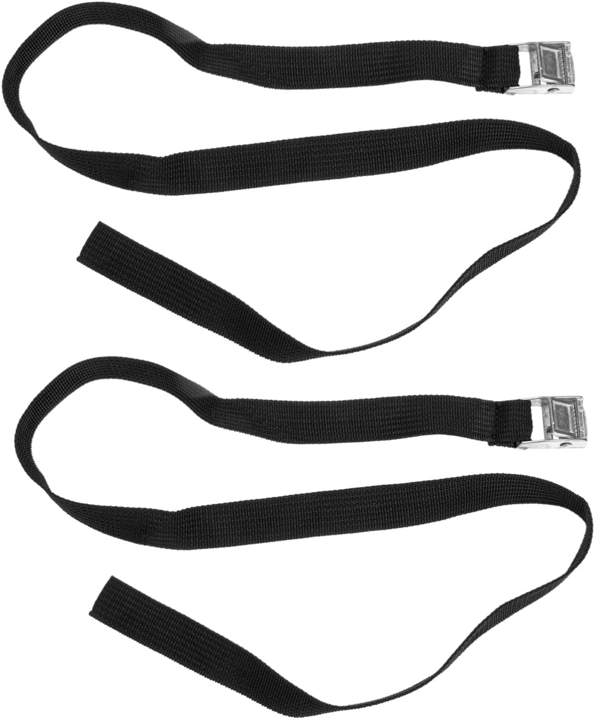 EXAOMBLE 2Pcs Outdoor Surfboard Tie down Straps Quick-Release Buckle, Heavy Duty Fitness Equipment and Luggage Bundling Belt for Travel and Roof Rack image number 2