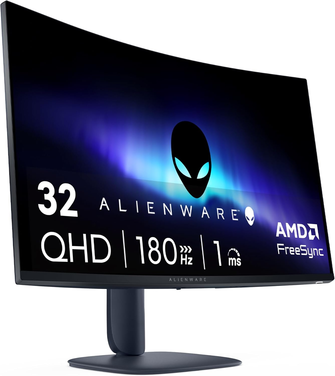 Alienware 32 Curved Gaming Monitor - AW3225DM - 31.5-Inch QHD (2560 X 1440) 180 Hz 1Ms Display, 1500R Curve, AMD Freesync, VESA Adaptivesync, VESA Displayhdr 400, VA Panel, 360&deg; Ventilation image number 5