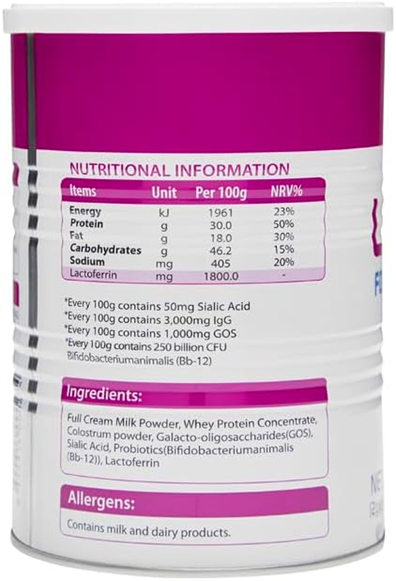ROYAL AUSNZ LACTOFERRIN FORMULA MILK POWDER (2Gram*50 Sachets),100G image number 2