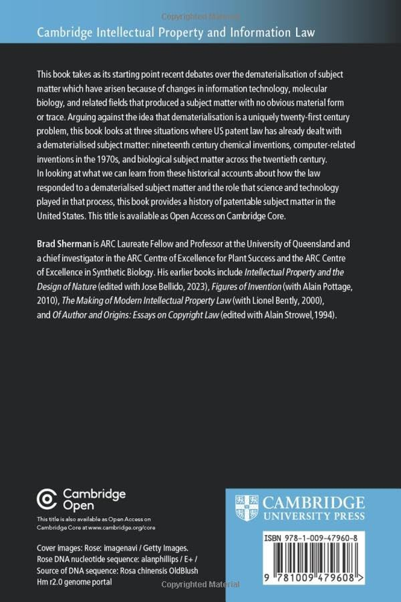 Intangible Intangibles: Patent Law'S Engagement with Dematerialised Subject Matter: 63 image number 2