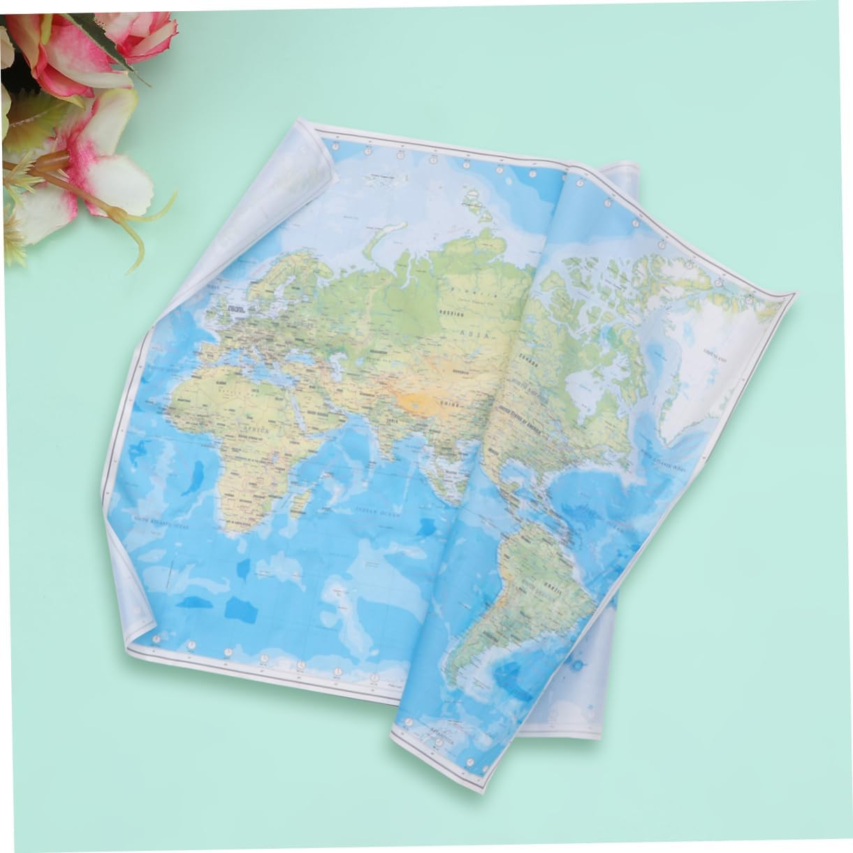 CHILDWEET Map Poster Wall Art High-Resolution Decorative Picture for Home Office Bedroom Premium Quality Wall Decoration Present Idea image number 1