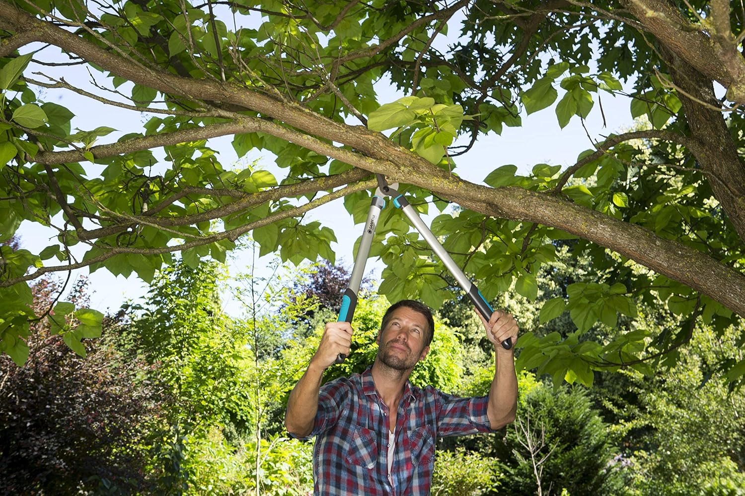 Gardena Bypass Pruning Lopper Easycut 680 B Turquoise/Silver/Black image number 6