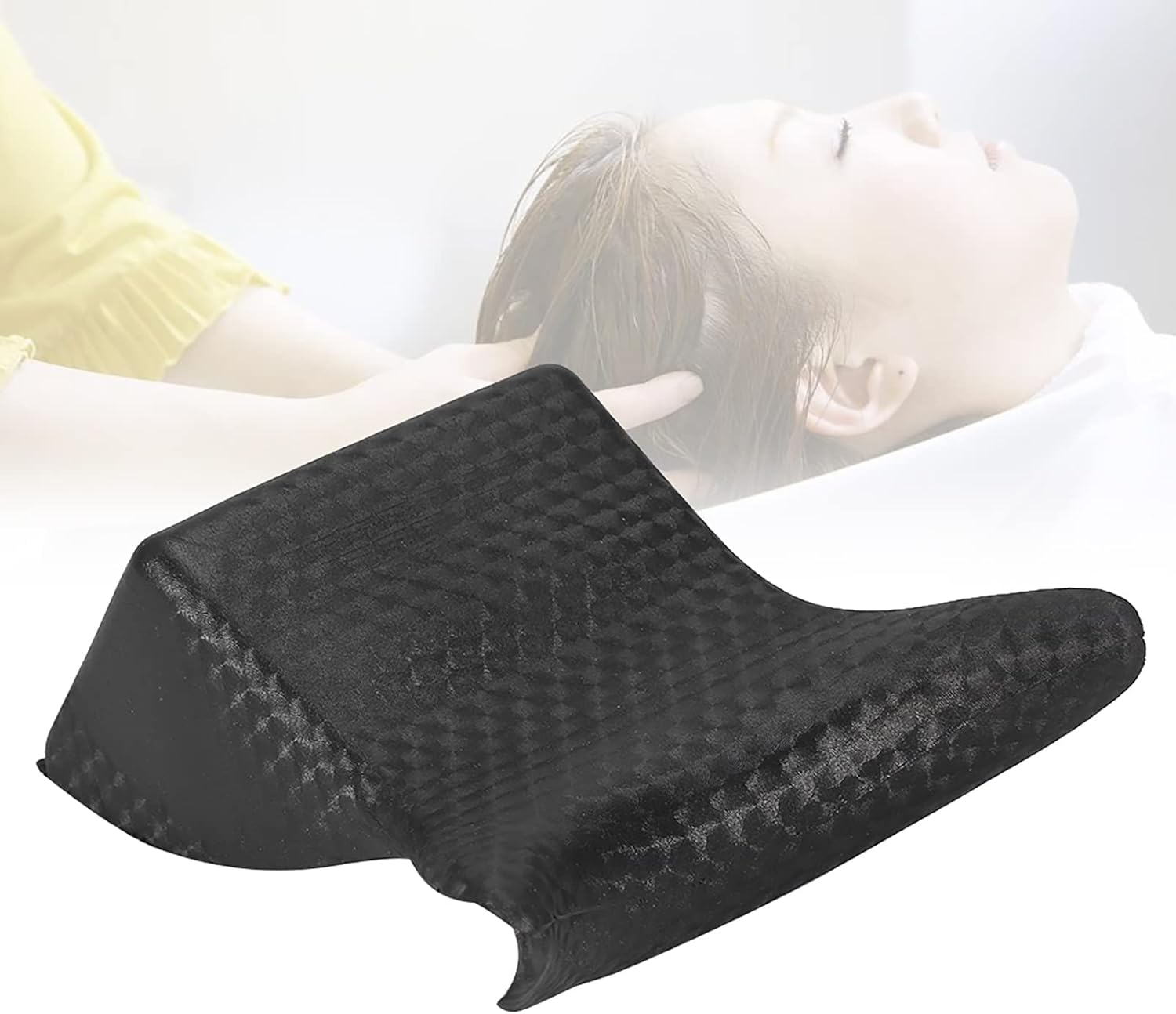 TOUISEDGI Shampoo Neck Cushion, Beauty Neck Rest Shampoo Bowl Hair Washing Backwash Cushion Salon Spa Equipment Unit Pillow image number 4