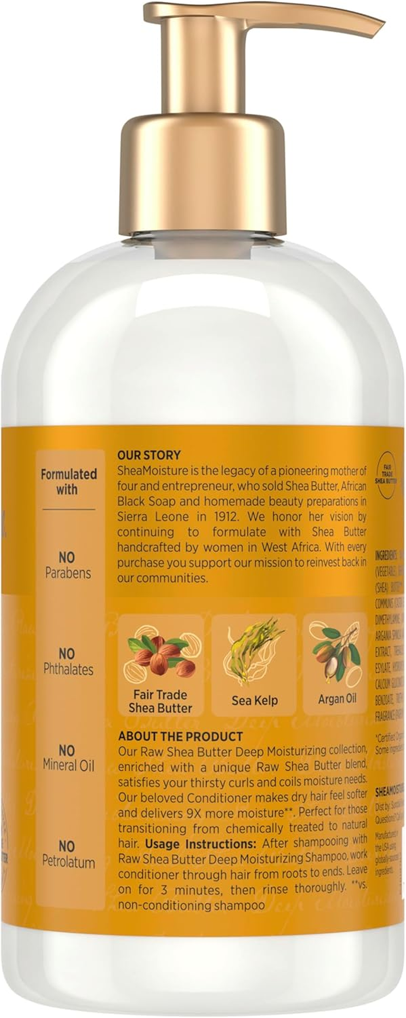 Shea Moisture Raw Shea Butter Restorative Conditioner 13 Oz image number 1