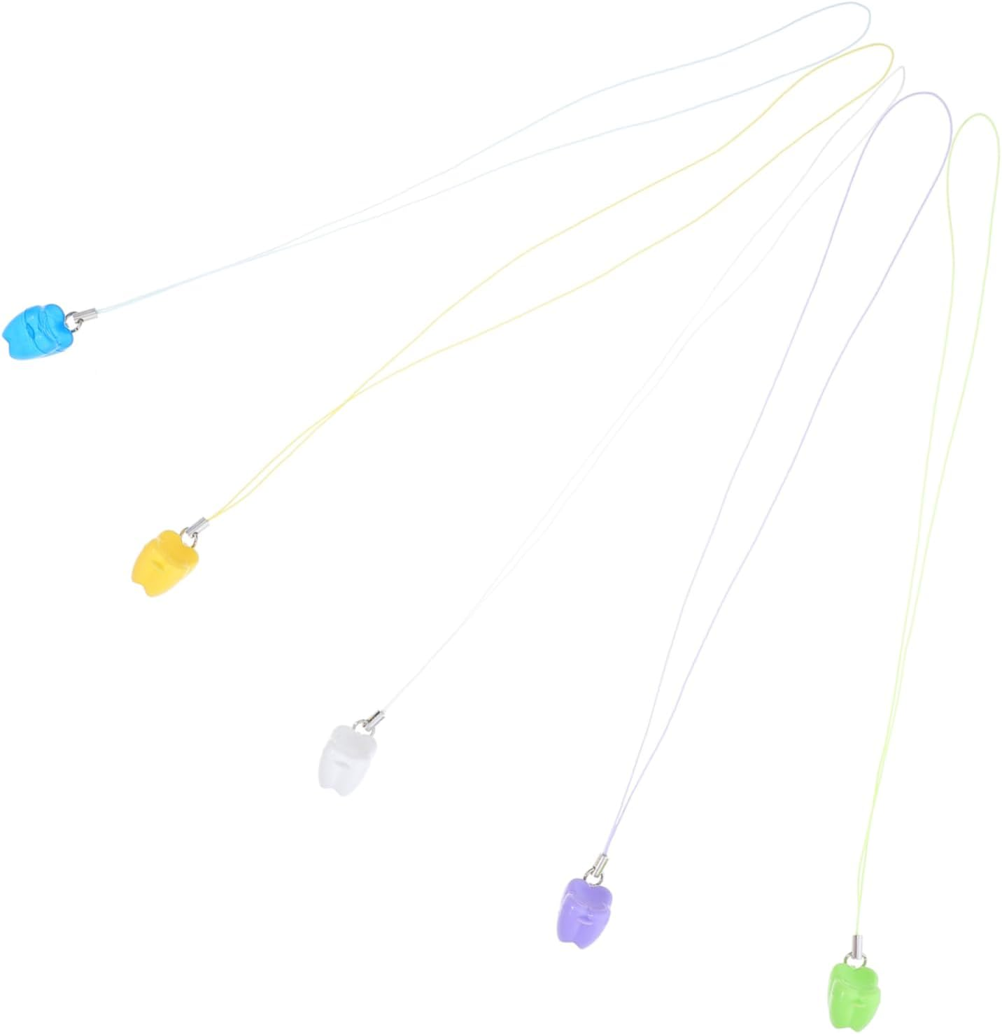 5Pcs Teeth Collector Plastic Storage Box Tooth Necklace Party Supplies for Boys and Girls Keepsake image number 2