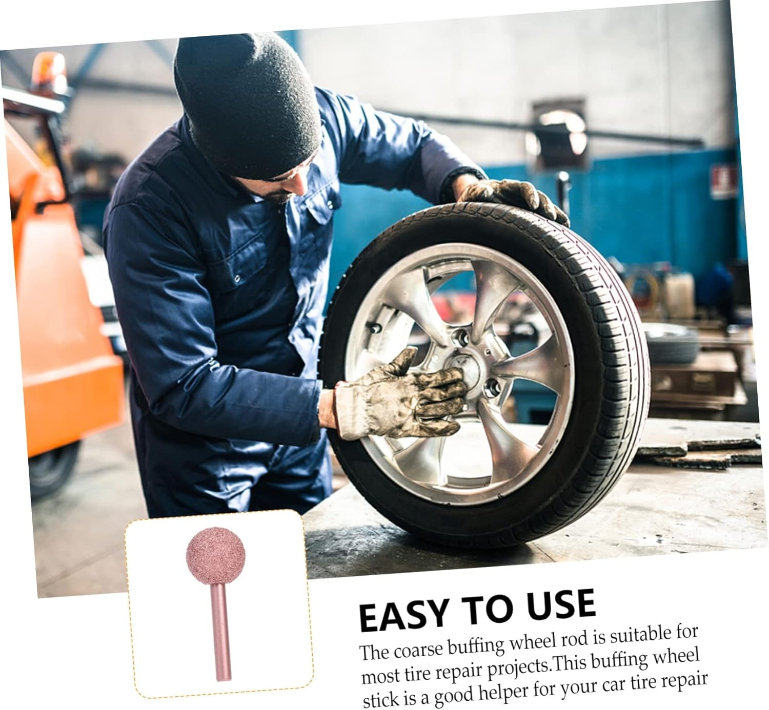 MOLUCKFU Wear-Resistant Tungsten Steel Alloy Grinding Wheel Head Wheel Repair Tool image number 4