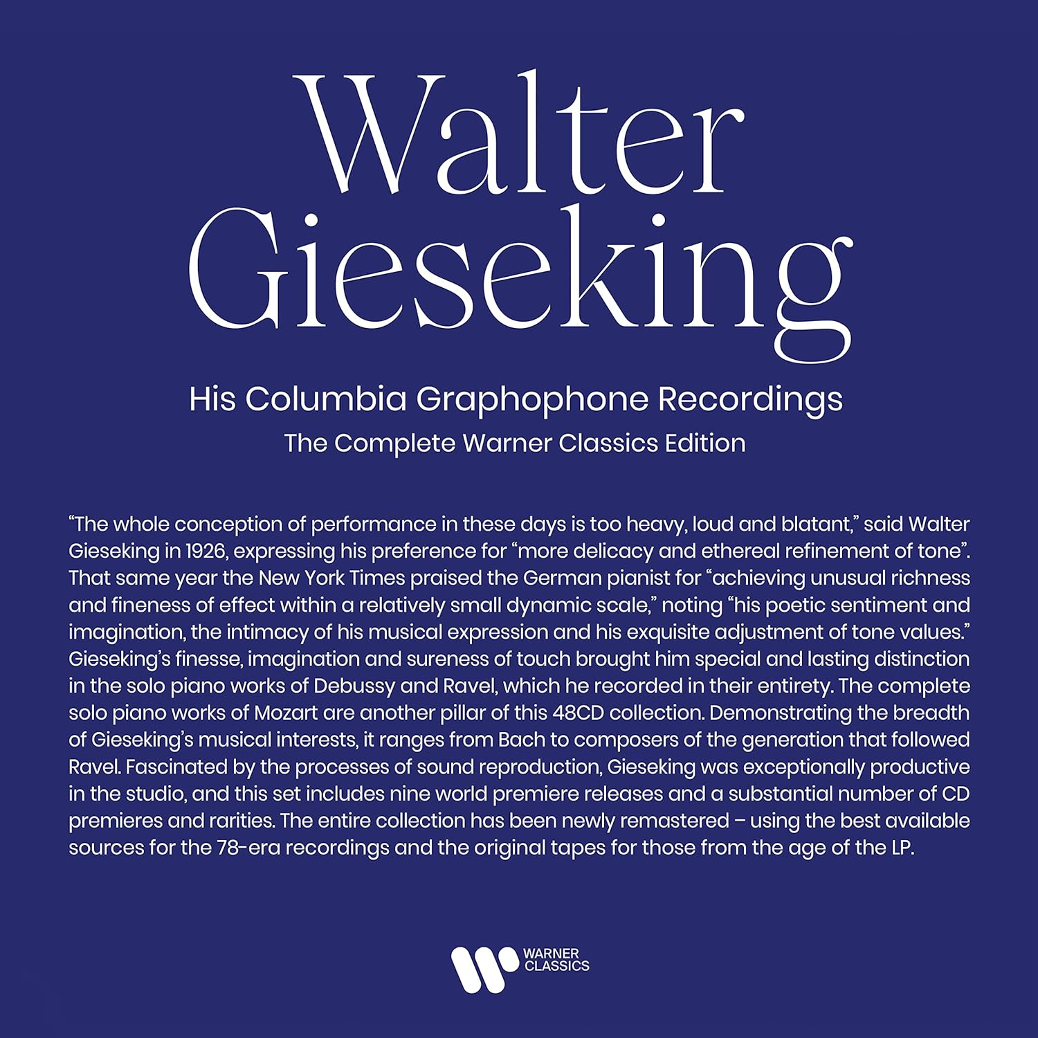 The Complete Warner Classics Recordings image number 1