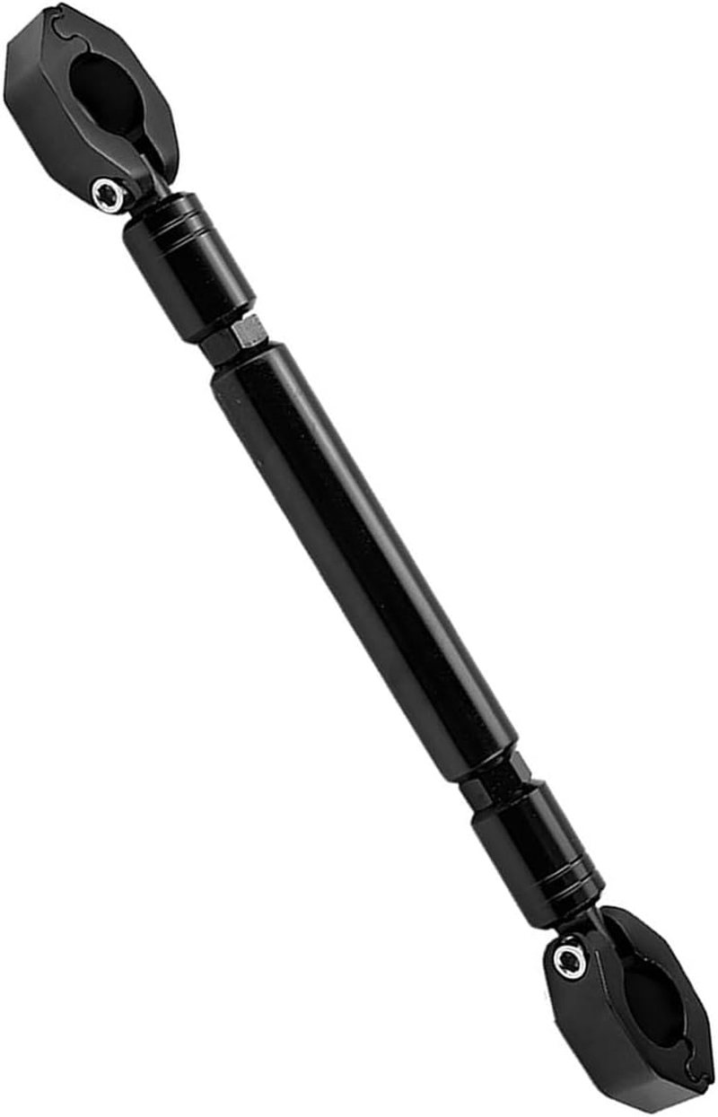 Adjustable Universal 22Mm Motorcycle Handlebar Cross Bar - High Strength Tool for Easy Installation, Black (Black #02)