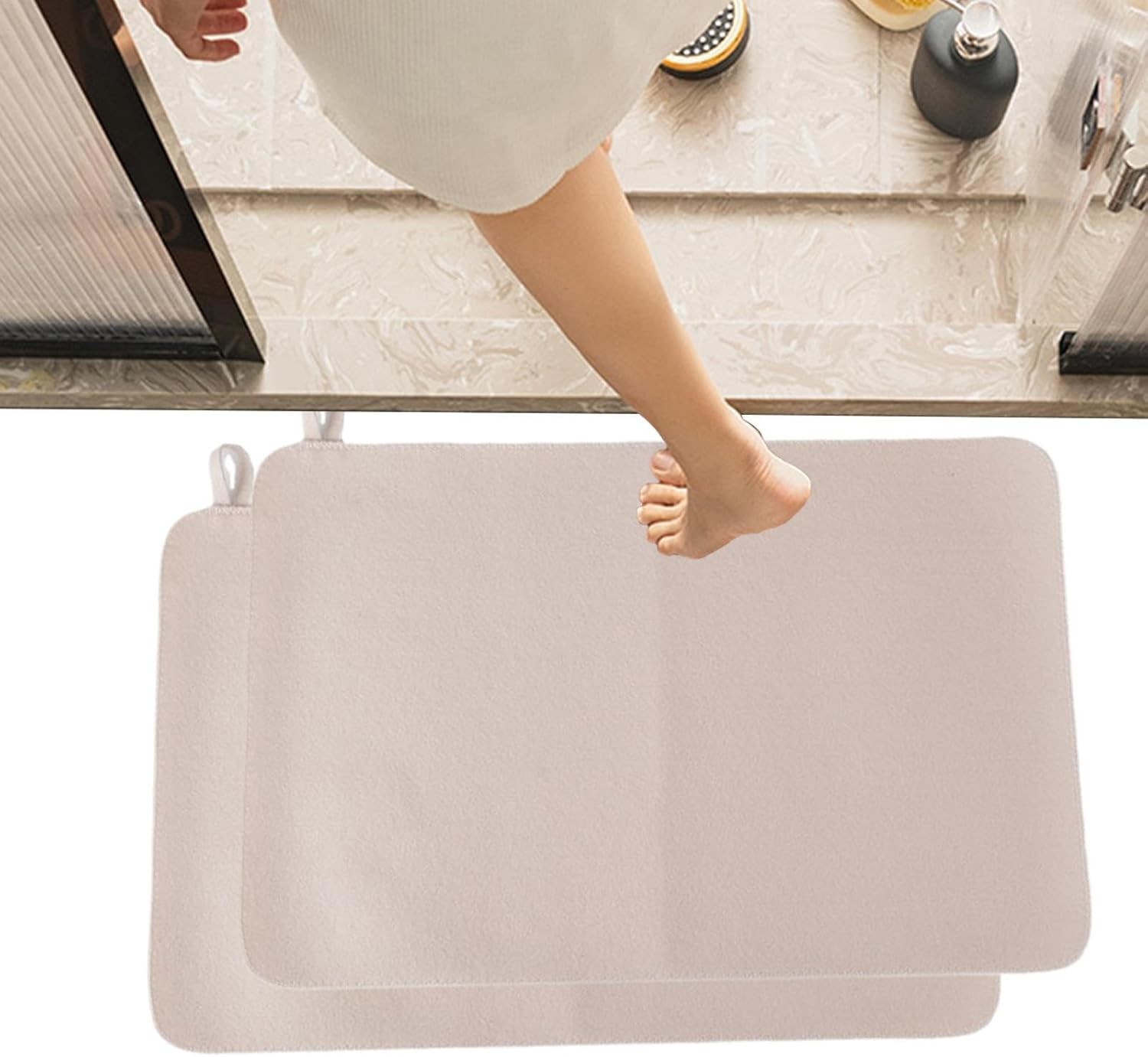 Lmyit Sauna Mat - 2X Soft Felt Steam Sauna Floor Mat,Sauna Accessories, Steam Room Heat Insulation Mat Water Absorbent Protector Pad for Home and Spa