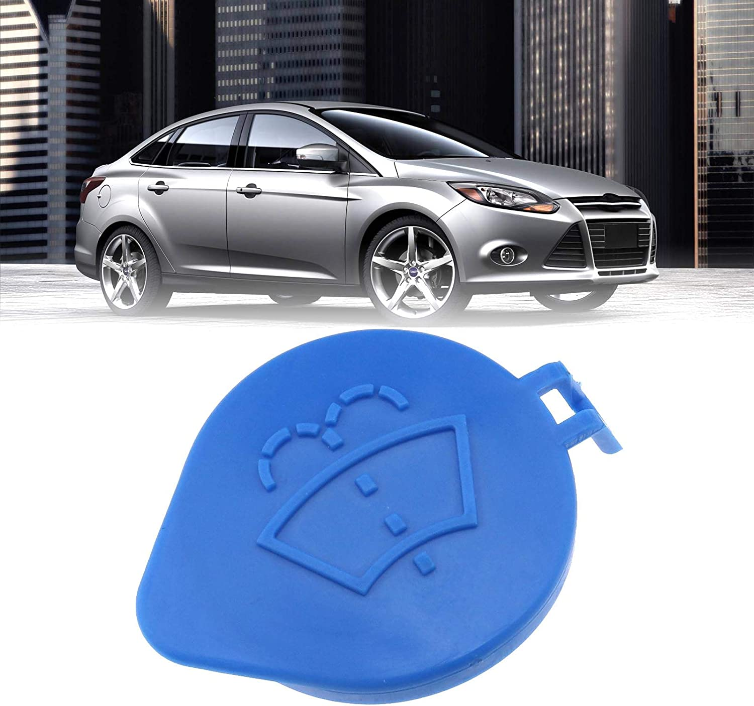 SING F LTD Windshield Washer Fluid Reservoir Lid, Compatible with Ford Focus 2011-2015 1708196 (53Mm Inner Diameter) image number 6