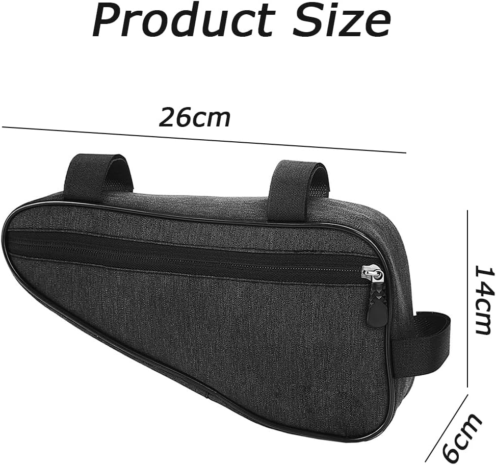 Bike Bicycle Triangle Bag with Durable Material, Bike Storage Frame Bag, Bicycle Frame Pouch Storage, Portable Tube Triangle Bag, Suitable for Travel Cycling Outdoor ﻿ image number 6