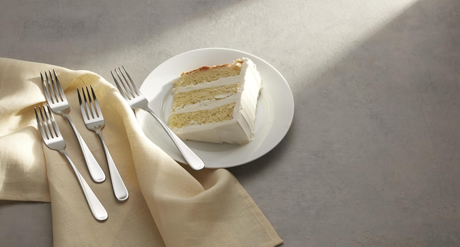 Oneida Flight Everyday Flatware Dinner Forks, Set of 4 image number 3