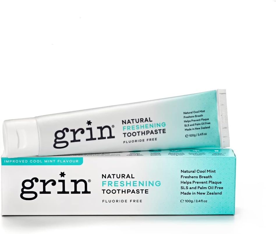 Grin Cool Mint Toothpaste 100 G, 100 Grams image number 4
