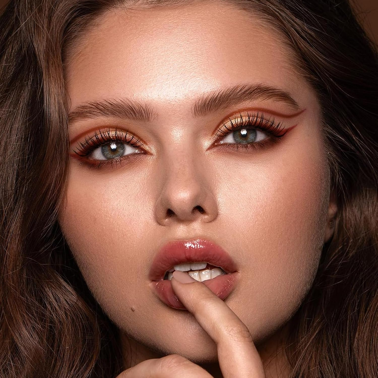 Apooliy 2Pcs Eyeliner,Highly Pigmented Eyeliner Pencil，Smooth Creamy Eye Liner，Waterproof White Eyeliner，Long Wear Black Eyeliner，Brown image number 6