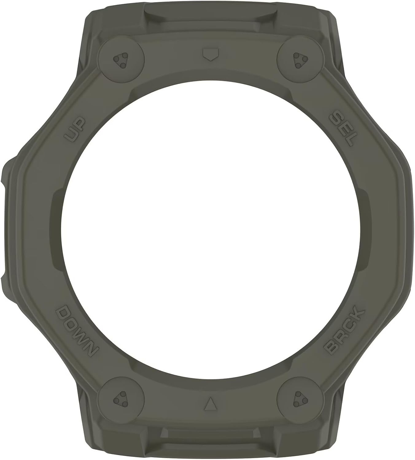 FTRONGRT Case Compatible with Amazfit T-Rex 3 Pro 48 Mm, Soft, Scratch-Resistant, Hollow TPU Protective Case, Jungle Green image number 3