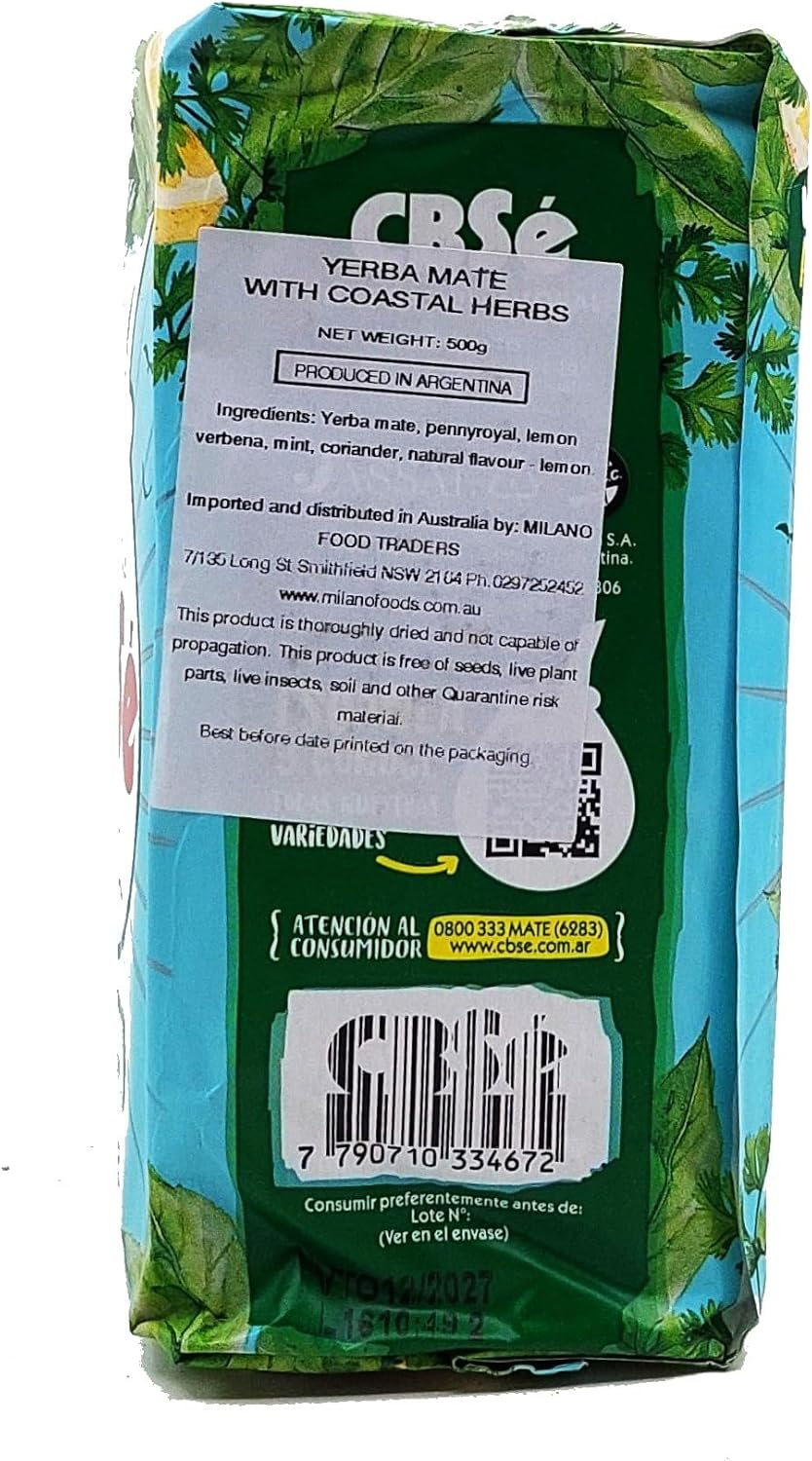 Yerba Mate Cbse Hierbas Del Litoral 500G image number 1