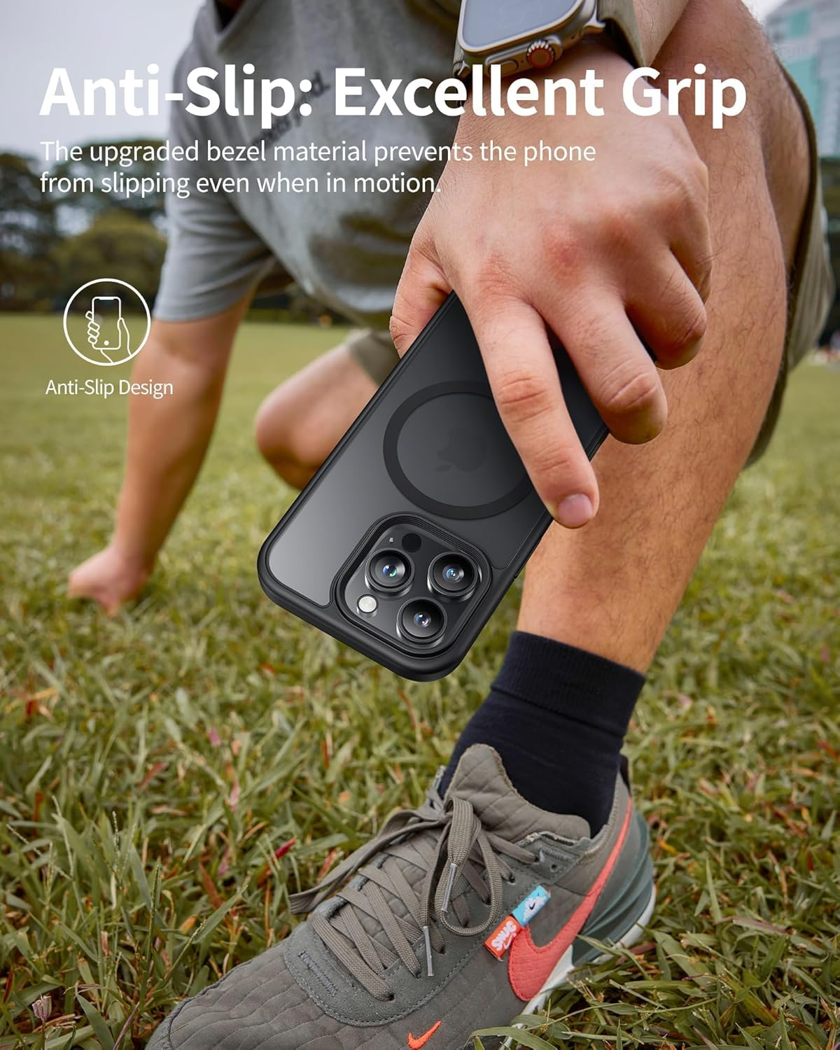 NIMASO for Iphone 16 Pro Max Case,Compatible with Magsafe,Shockproof Military-Grade Protection Cover, Slim Anti-Scratch Magnetic Phone Case for Iphone 16 Pro Max (6.9 Inch)