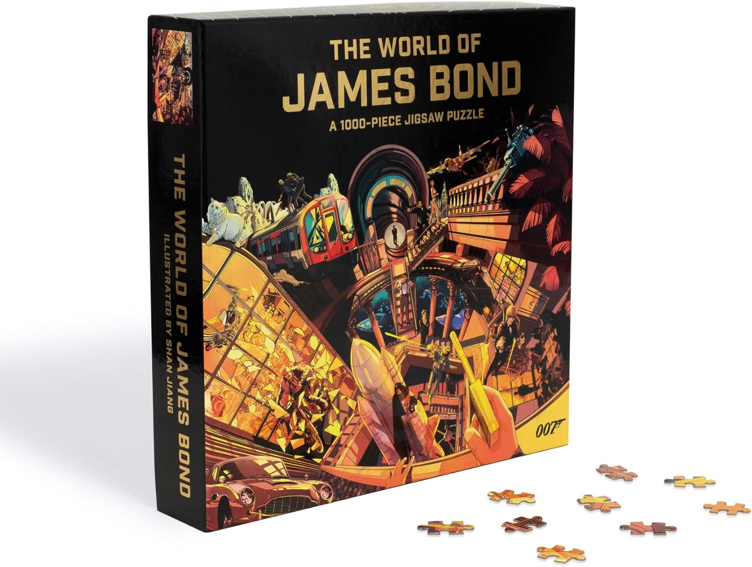 The World of James Bond: a 1000-Piece Jigsaw Puzzle image number 3