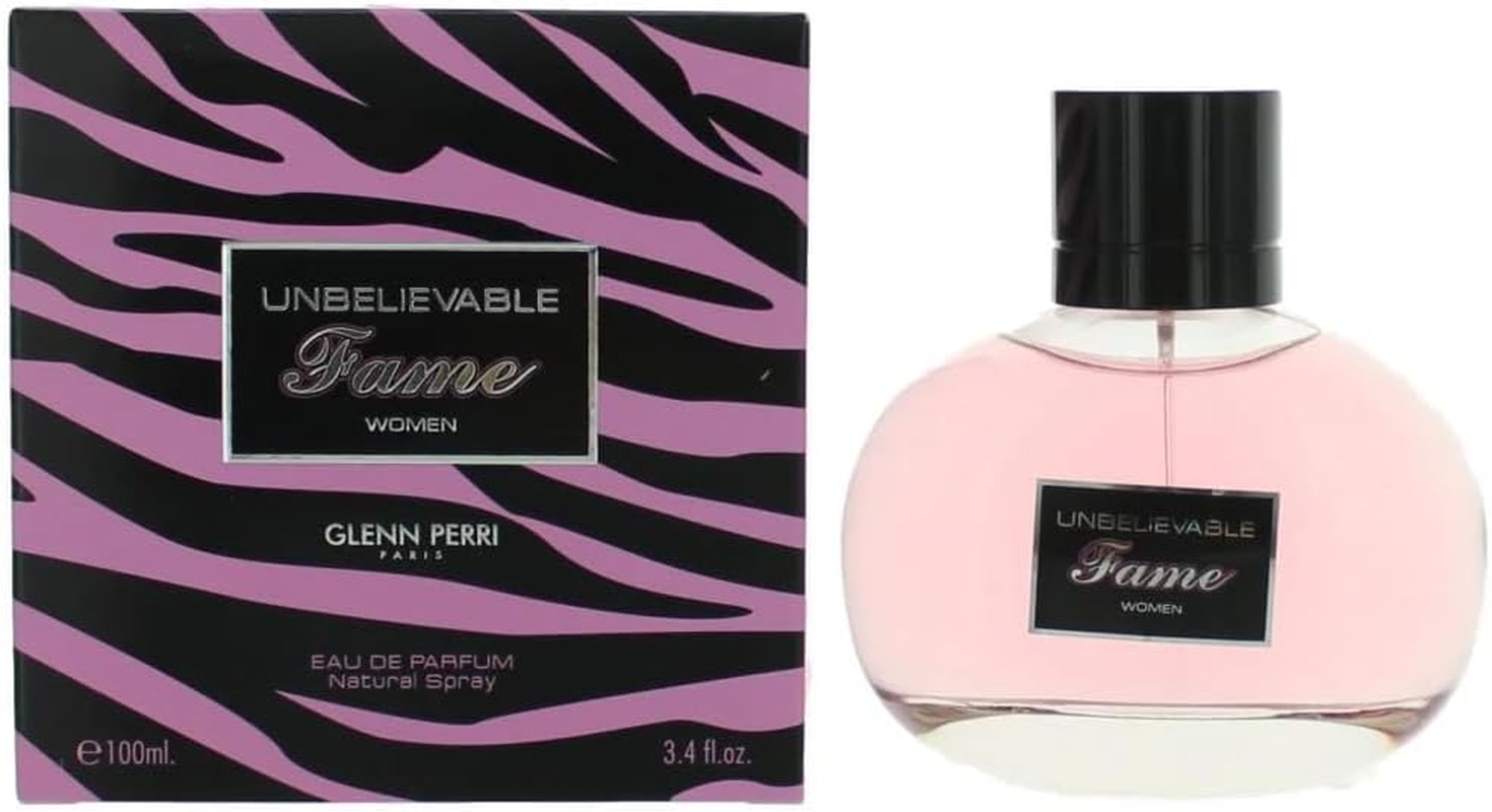 Glenn Perri Unbelievable Fame by Glenn Perri for Women - 3.4 Oz EDP Spray, 1 Count