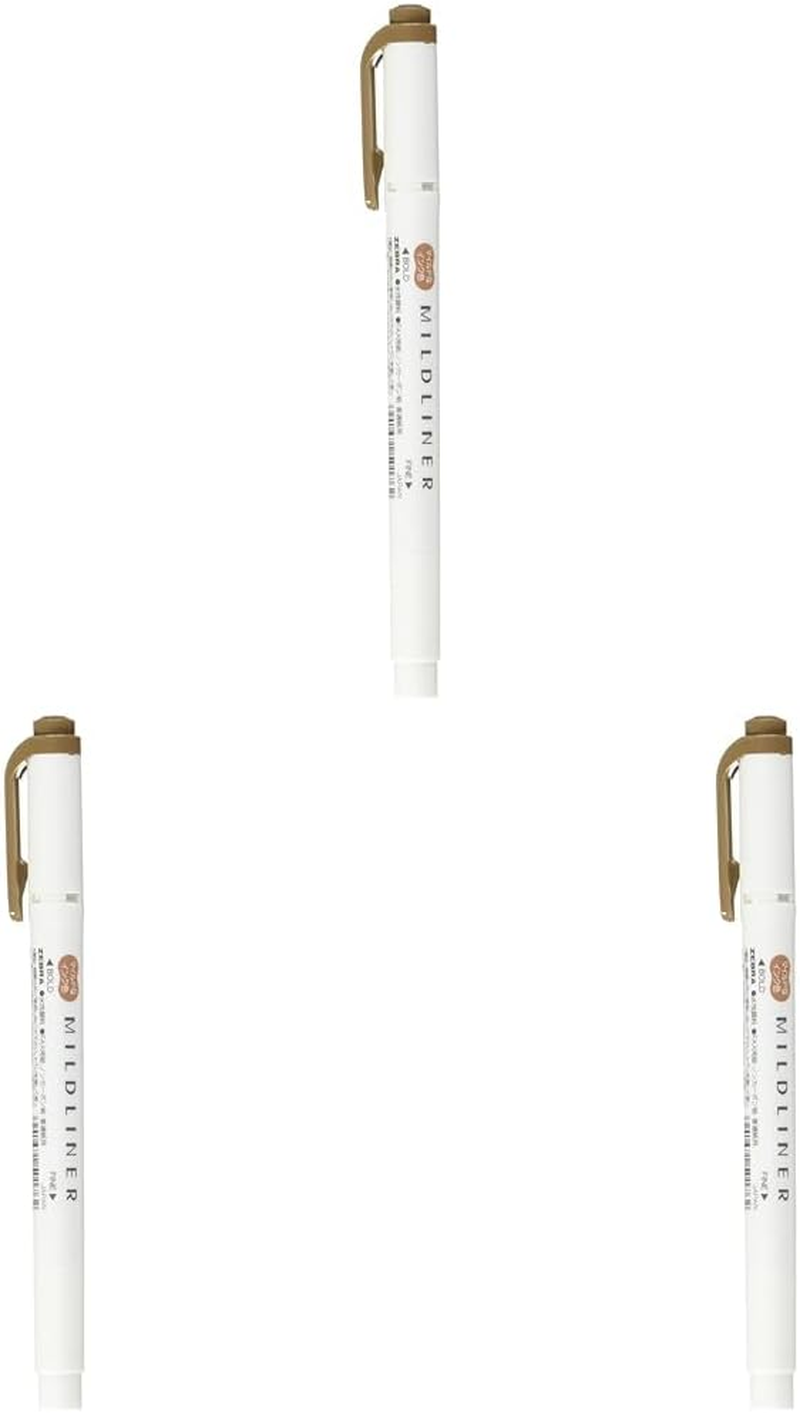 Zebra Double-Sided Mildliner, Yellow