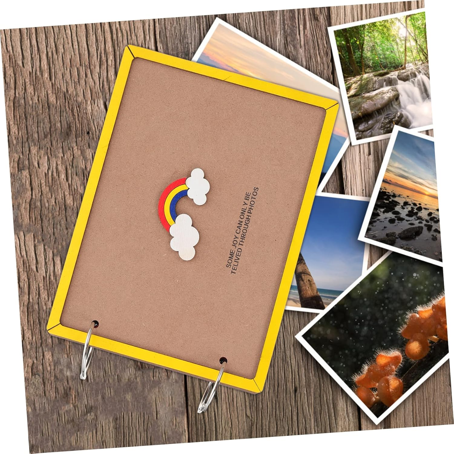 Cabilock Self Adhesive Photo Albums Diy Photo Album Scrapbook Picture Books for Memories image number 4