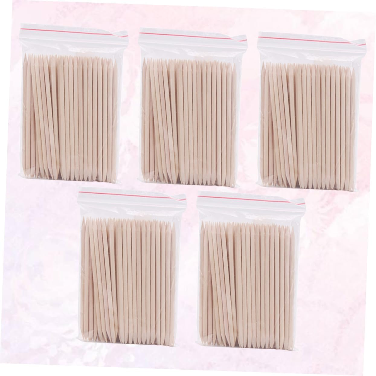 500 Pcs Wax Applicator Sticks Multi Functional Beauty Wood Nail Sticks for Manicure Eyebrow Waxing Hair Removal Double Sided Design Smooth Finish for Detailed Areas image number 6