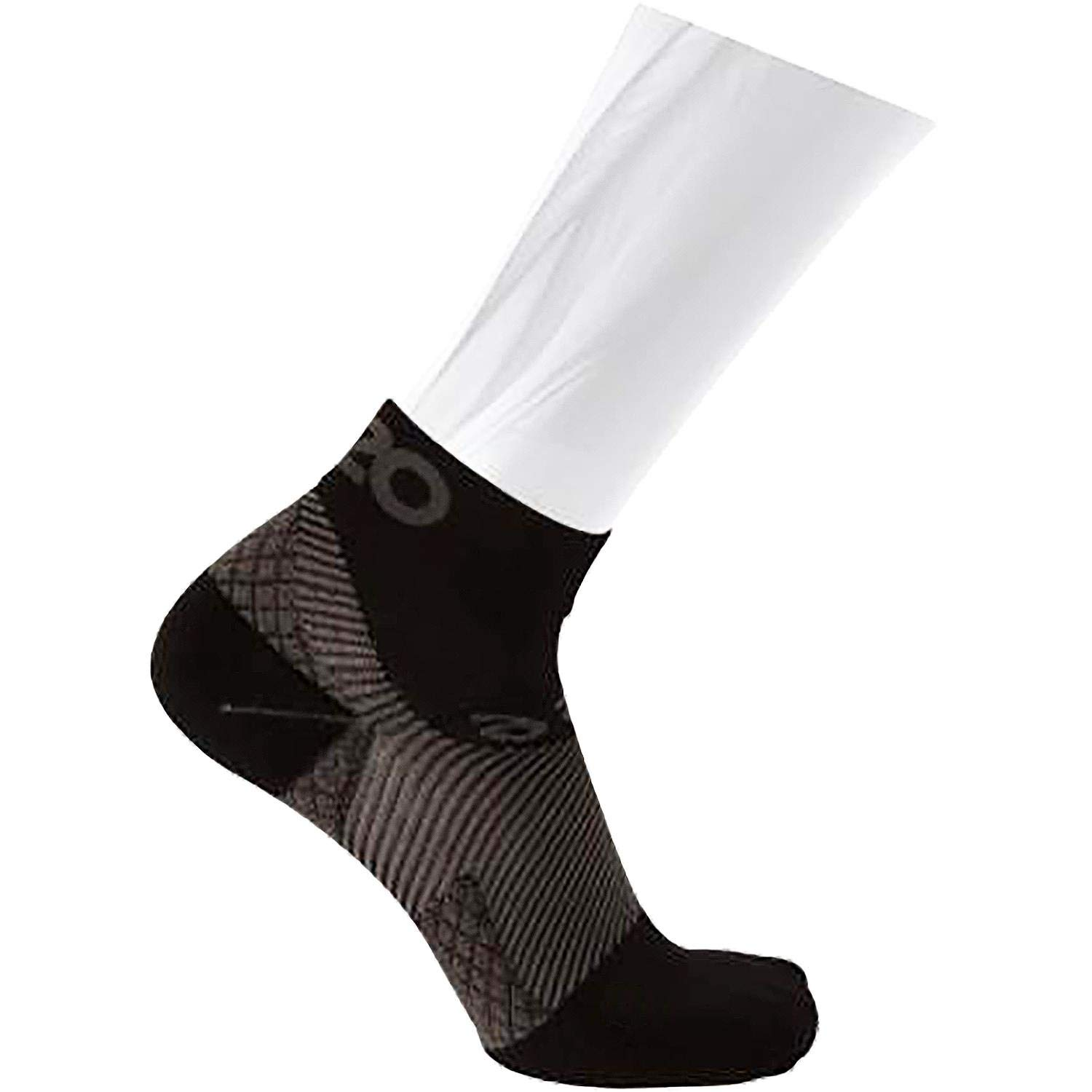 Os1St Plantar Fasciitis Quarter Crew Black Socks - M