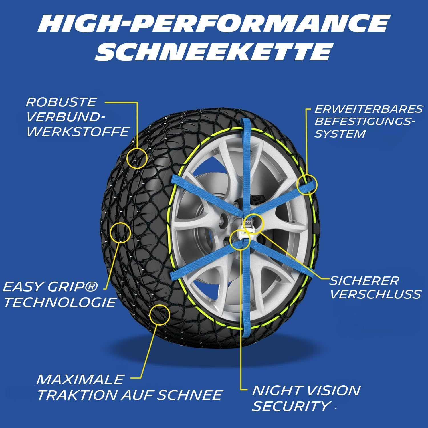 Michelin 008301 Easy Grip Snow Chains Evolution N&deg;12 image number 4